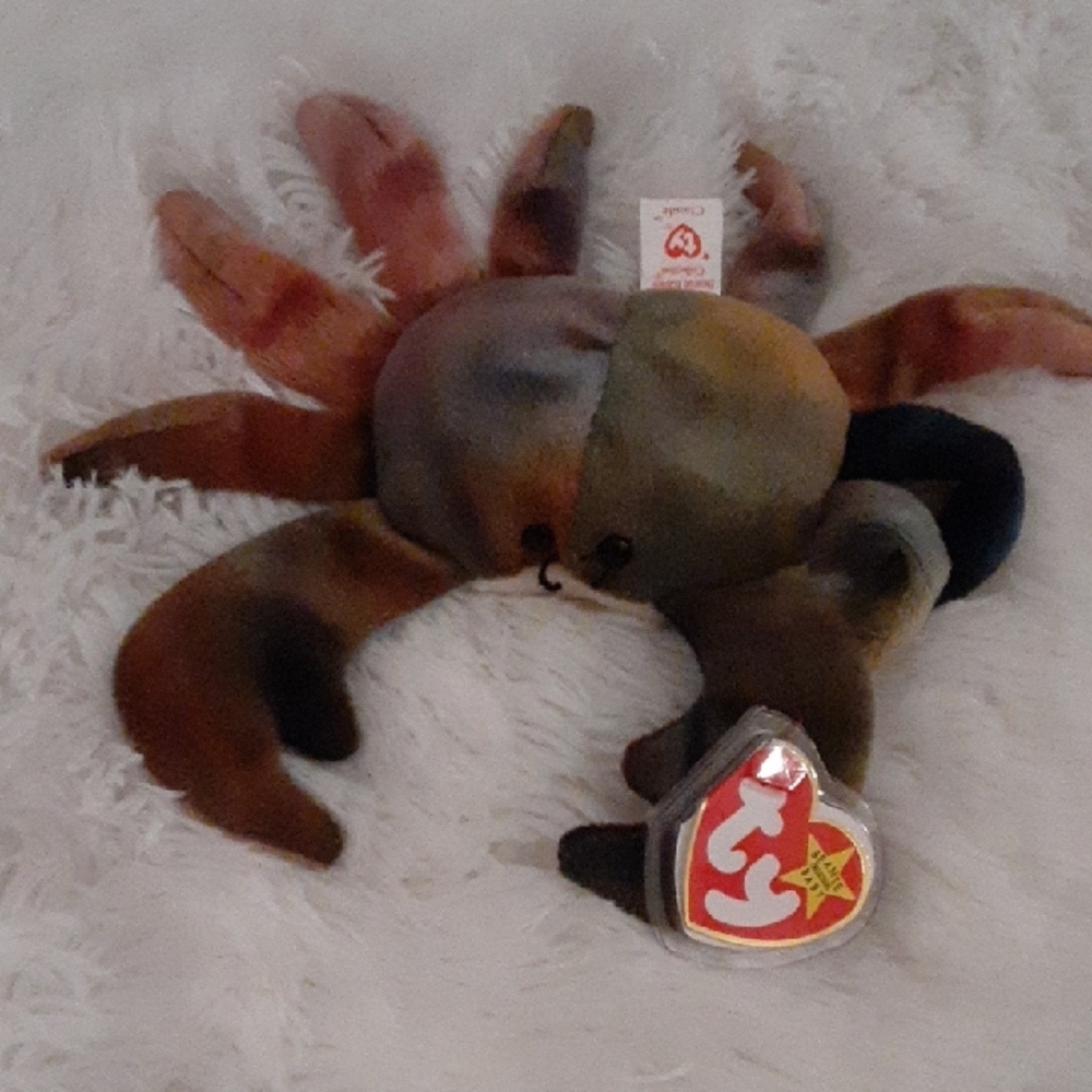 Ty Beanie Baby Claude The Crab
